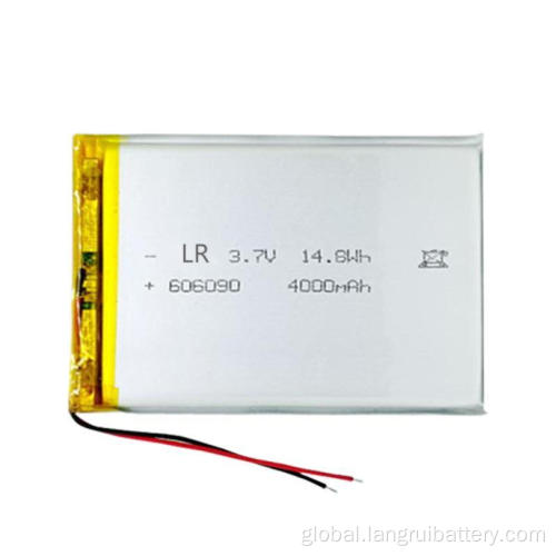 3.7 V Li Polymer Battery Custom 606090 4000mah 5500mah 3.7v Lithium Polymer Battery Lithium Ion Cells Rechargeable Batteries Lipo Batteries Factory